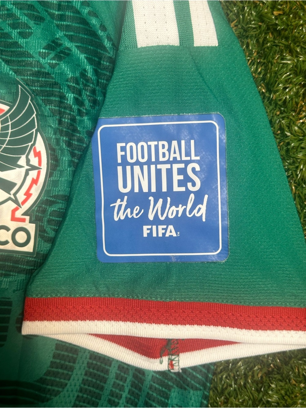 adidas Mexico Quiñones #16 Home Soccer Player Version Jersey Authentic and Tags - Picture 4 of 10